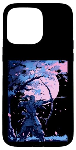 Samurai-Bogenschütze Bogenjäger Ukiyo-e-Krieger Kyudo Hülle für iPhone 15 Pro Max Samurai-Bogenschütze Bogenjäger Ukiyo-e-Krieger Kyudo Hülle für iPhone 15 Pro Max von Japanischer Samurai Bogenschütze Bogenschießen