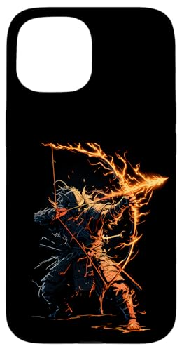 Samurai-Bogenschütze Bogenjäger Ukiyo-e-Krieger Kyudo Hülle für iPhone 15 Samurai-Bogenschütze Bogenjäger Ukiyo-e-Krieger Kyudo Hülle für iPhone 15 von Japanischer Samurai Bogenschütze Bogenschießen