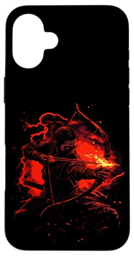 Samurai-Bogenschütze Bogenjäger Ukiyo-e-Krieger Kyudo Hülle für iPhone 16 Plus Samurai-Bogenschütze Bogenjäger Ukiyo-e-Krieger Kyudo Hülle für iPhone 16 Plus von Japanischer Samurai Bogenschütze Bogenschießen