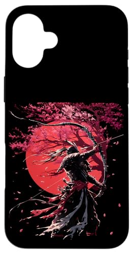 Samurai-Bogenschütze Bogenjäger Ukiyo-e-Krieger Kyudo Hülle für iPhone 16 Plus Samurai-Bogenschütze Bogenjäger Ukiyo-e-Krieger Kyudo Hülle für iPhone 16 Plus von Japanischer Samurai Bogenschütze Bogenschießen