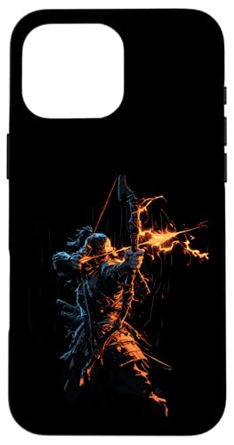 Samurai-Bogenschütze Bogenjäger Ukiyo-e-Krieger Kyudo Hülle für iPhone 16 Pro Max Samurai-Bogenschütze Bogenjäger Ukiyo-e-Krieger Kyudo Hülle für iPhone 16 Pro Max von Japanischer Samurai Bogenschütze Bogenschießen