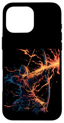 Samurai-Bogenschütze Bogenjäger Ukiyo-e-Krieger Kyudo Hülle für iPhone 16 Pro Max Samurai-Bogenschütze Bogenjäger Ukiyo-e-Krieger Kyudo Hülle für iPhone 16 Pro Max von Japanischer Samurai Bogenschütze Bogenschießen