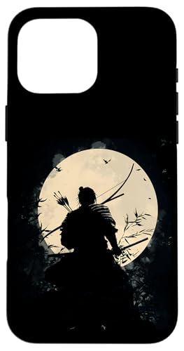 Samurai-Bogenschütze Bogenjäger Ukiyo-e-Krieger Kyudo Hülle für iPhone 16 Pro Max Samurai-Bogenschütze Bogenjäger Ukiyo-e-Krieger Kyudo Hülle für iPhone 16 Pro Max von Japanischer Samurai Bogenschütze Bogenschießen