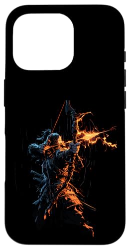 Samurai-Bogenschütze Bogenjäger Ukiyo-e-Krieger Kyudo Hülle für iPhone 16 Pro Samurai-Bogenschütze Bogenjäger Ukiyo-e-Krieger Kyudo Hülle für iPhone 16 Pro von Japanischer Samurai Bogenschütze Bogenschießen
