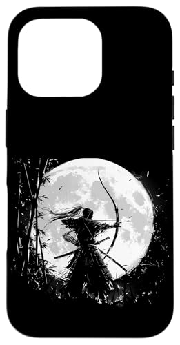 Samurai-Bogenschütze Bogenjäger Ukiyo-e-Krieger Kyudo Hülle für iPhone 16 Pro Samurai-Bogenschütze Bogenjäger Ukiyo-e-Krieger Kyudo Hülle für iPhone 16 Pro von Japanischer Samurai Bogenschütze Bogenschießen