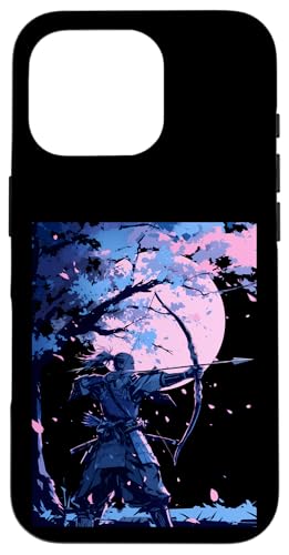 Samurai-Bogenschütze Bogenjäger Ukiyo-e-Krieger Kyudo Hülle für iPhone 16 Pro Samurai-Bogenschütze Bogenjäger Ukiyo-e-Krieger Kyudo Hülle für iPhone 16 Pro von Japanischer Samurai Bogenschütze Bogenschießen