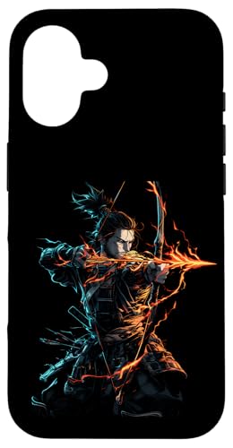 Samurai-Bogenschütze Bogenjäger Ukiyo-e-Krieger Kyudo Hülle für iPhone 16 Samurai-Bogenschütze Bogenjäger Ukiyo-e-Krieger Kyudo Hülle für iPhone 16 von Japanischer Samurai Bogenschütze Bogenschießen