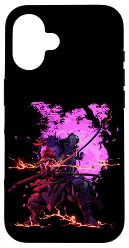 Samurai-Bogenschütze Bogenjäger Ukiyo-e-Krieger Kyudo Hülle für iPhone 16 Samurai-Bogenschütze Bogenjäger Ukiyo-e-Krieger Kyudo Hülle für iPhone 16 von Japanischer Samurai Bogenschütze Bogenschießen