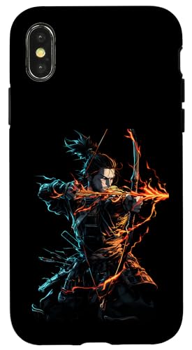 Samurai-Bogenschütze Bogenjäger Ukiyo-e-Krieger Kyudo Hülle für iPhone X/XS Samurai-Bogenschütze Bogenjäger Ukiyo-e-Krieger Kyudo Hülle für iPhone X/XS von Japanischer Samurai Bogenschütze Bogenschießen
