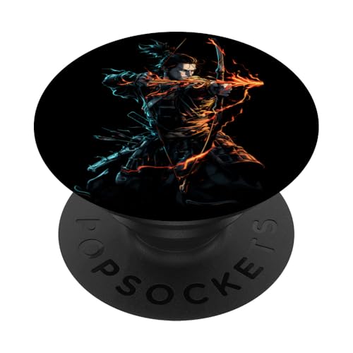 Samurai-Bogenschütze Bogenjäger Ukiyo-e-Krieger Kyudo PopSockets Klebender PopGrip Samurai-Bogenschütze Bogenjäger Ukiyo-e-Krieger Kyudo PopSockets Klebender PopGrip von Japanischer Samurai Bogenschütze Bogenschießen