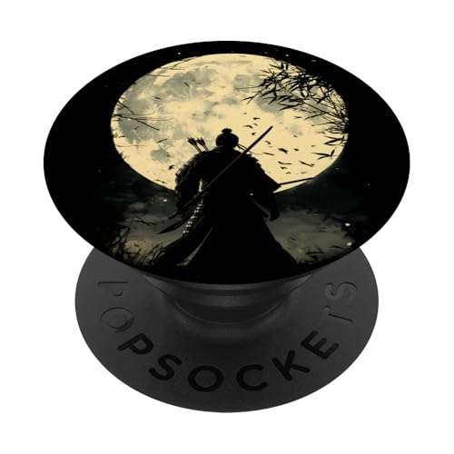 Samurai-Bogenschütze Bogenjäger Ukiyo-e-Krieger Kyudo PopSockets Klebender PopGrip von Japanischer Samurai Bogenschütze Bogenschießen