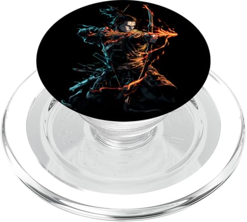 Samurai-Bogenschütze Bogenjäger Ukiyo-e-Krieger Kyudo PopSockets PopGrip für MagSafe Samurai-Bogenschütze Bogenjäger Ukiyo-e-Krieger Kyudo PopSockets PopGrip für MagSafe von Japanischer Samurai Bogenschütze Bogenschießen