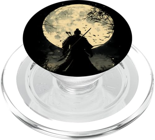 Samurai-Bogenschütze Bogenjäger Ukiyo-e-Krieger Kyudo PopSockets PopGrip für MagSafe von Japanischer Samurai Bogenschütze Bogenschießen