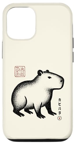 Capybara Japan Tierliebhaber Zoo Japanischer Kanji Jungen Mädchen Hülle für iPhone 12/12 Pro Capybara Japan Tierliebhaber Zoo Japanischer Kanji Jungen Mädchen Hülle für iPhone 12/12 Pro von JapansCollective