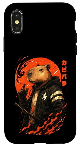Capybara Japanischer Anime Samurai Ninja Japan Jungen Mädchen Kinder Hülle für iPhone X/XS Capybara Japanischer Anime Samurai Ninja Japan Jungen Mädchen Kinder Hülle für iPhone X/XS von JapansCollective