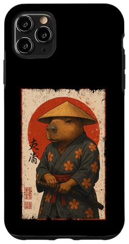 Capybara Japanischer Samurai Vintage Japan Krieger Jungen Mädchen Hülle für iPhone 11 Pro Max Capybara Japanischer Samurai Vintage Japan Krieger Jungen Mädchen Hülle für iPhone 11 Pro Max von JapansCollective