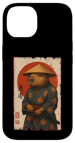 Capybara Japanischer Samurai Vintage Japan Krieger Jungen Mädchen Hülle für iPhone 14 Capybara Japanischer Samurai Vintage Japan Krieger Jungen Mädchen Hülle für iPhone 14 von JapansCollective