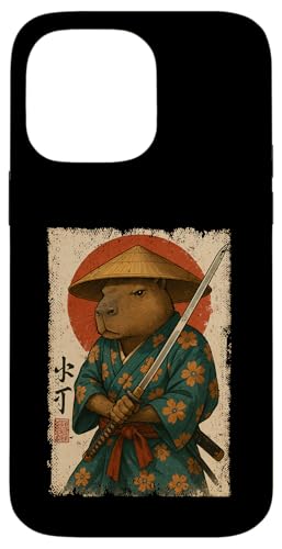 Capybara Vintage Japanischer Samurai Japan Krieger Jungen Mädchen Hülle für iPhone 14 Pro Max Capybara Vintage Japanischer Samurai Japan Krieger Jungen Mädchen Hülle für iPhone 14 Pro Max von JapansCollective