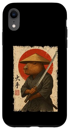 Capybara Vintage Japanischer Samurai Japan Krieger Jungen Mädchen Hülle für iPhone XR Capybara Vintage Japanischer Samurai Japan Krieger Jungen Mädchen Hülle für iPhone XR von JapansCollective
