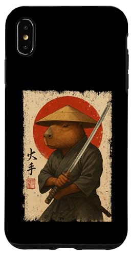 Capybara Vintage Japanischer Samurai Japan Krieger Jungen Mädchen Hülle für iPhone XS Max Capybara Vintage Japanischer Samurai Japan Krieger Jungen Mädchen Hülle für iPhone XS Max von JapansCollective
