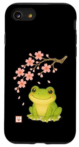 Frosch Japanische Kirschblüte Süß Japan Jungen Mädchen Kinder Hülle für iPhone SE (2020) / 7 / 8 von JapansCollective