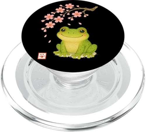 Frosch Japanische Kirschblüte Süß Japan Jungen Mädchen Kinder PopSockets PopGrip für MagSafe Frosch Japanische Kirschblüte Süß Japan Jungen Mädchen Kinder PopSockets PopGrip für MagSafe von JapansCollective
