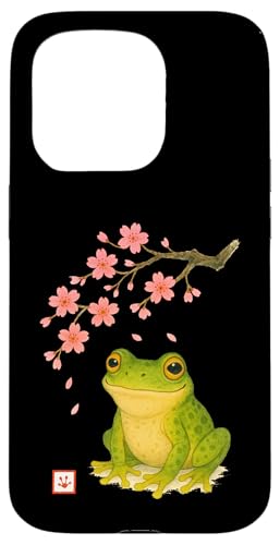 Frosch Kirschblüte Japanisch Niedlich Japan Jungen Mädchen Kinder Hülle für iPhone 15 Pro von JapansCollective