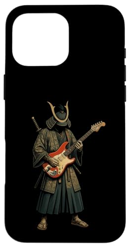 Japanische Samurai-E-Gitarre Musikliebhaber Japan Jungen Mädchen Hülle für iPhone 16 Pro Max von JapansCollective