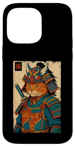 Japanische Samurai Orange Katze Vintage Japan Krieger Jungen Mädchen Hülle für iPhone 14 Pro Max Japanische Samurai Orange Katze Vintage Japan Krieger Jungen Mädchen Hülle für iPhone 14 Pro Max von JapansCollective