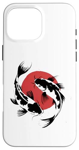 Japanischer Koi-Karpfenfisch Nishikigoi Sonnenuntergang Japan Jungen Mädchen Hülle für iPhone 16 Pro Max Japanischer Koi-Karpfenfisch Nishikigoi Sonnenuntergang Japan Jungen Mädchen Hülle für iPhone 16 Pro Max von JapansCollective