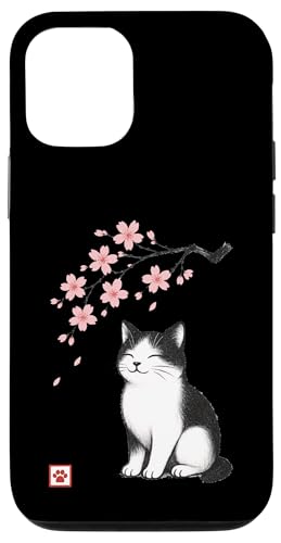 Katze Kirschblüte Japanisch Niedlich Japan Jungen Mädchen Kinder Hülle für iPhone 12/12 Pro Katze Kirschblüte Japanisch Niedlich Japan Jungen Mädchen Kinder Hülle für iPhone 12/12 Pro von JapansCollective