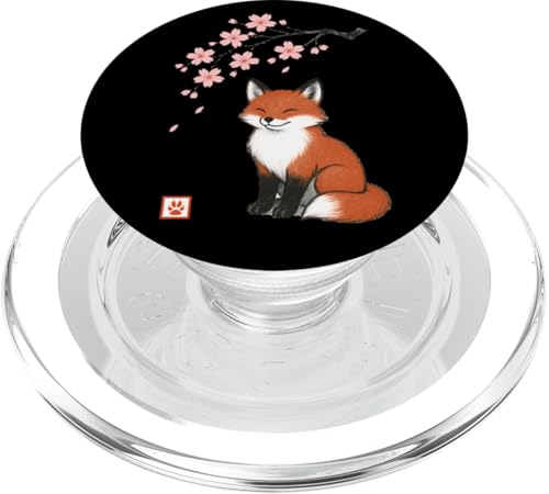 Orange Fox Kirschblüte Japanisch Niedlich Japan Jungen Mädchen Kind PopSockets PopGrip für MagSafe Orange Fox Kirschblüte Japanisch Niedlich Japan Jungen Mädchen Kind PopSockets PopGrip für MagSafe von JapansCollective