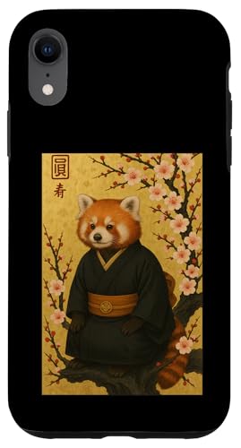 Red Panda Japanische Kirschblüte Japan Kimono Zoo Jungen Mädchen Hülle für iPhone XR von JapansCollective