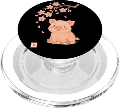 Schwein Kirschblüte Japanisch Niedlich Japan Jungen Mädchen Kinder PopSockets PopGrip für MagSafe Schwein Kirschblüte Japanisch Niedlich Japan Jungen Mädchen Kinder PopSockets PopGrip für MagSafe von JapansCollective