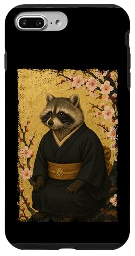 Waschbär Japanische Kirschblüte Japan Kimono Zoo Jungen Mädchen Hülle für iPhone 7 Plus/8 Plus Waschbär Japanische Kirschblüte Japan Kimono Zoo Jungen Mädchen Hülle für iPhone 7 Plus/8 Plus von JapansCollective