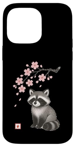 Waschbär Kirschblüte Japanisch Niedlich Japan Jungen Mädchen Kinder Hülle für iPhone 14 Pro Max von JapansCollective