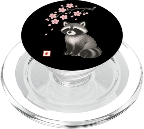 Waschbär Kirschblüte Japanisch Niedlich Japan Jungen Mädchen Kinder PopSockets PopGrip für MagSafe Waschbär Kirschblüte Japanisch Niedlich Japan Jungen Mädchen Kinder PopSockets PopGrip für MagSafe von JapansCollective