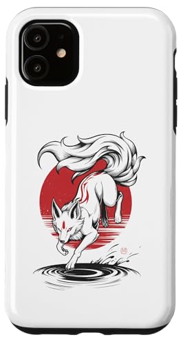 White Fox Japanese Kitsune Sunset Japan für Jungen, Mädchen und Kinder Hülle für iPhone 11 White Fox Japanese Kitsune Sunset Japan für Jungen, Mädchen und Kinder Hülle für iPhone 11 von JapansCollective