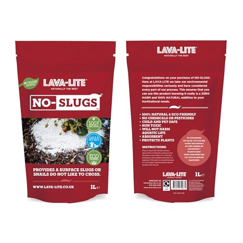 Jardinion Pflanzgranulat, Schneckenschutz 1 Liter Grau 100% natürliches Lavagranulat für Zimmerpflanzen und Outdoorpflanzen Jardinion Pflanzgranulat, Schneckenschutz 1 Liter Grau 100% natürliches Lavagranulat für Zimmerpflanzen und Outdoorpflanzen von Jardinion