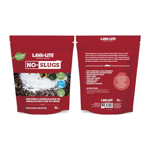 Jardinion Pflanzgranulat, Schneckenschutz 3 Liter Grau 100% natürliches Lavagranulat für Zimmerpflanzen und Outdoorpflanzen Jardinion Pflanzgranulat, Schneckenschutz 3 Liter Grau 100% natürliches Lavagranulat für Zimmerpflanzen und Outdoorpflanzen von Jardinion