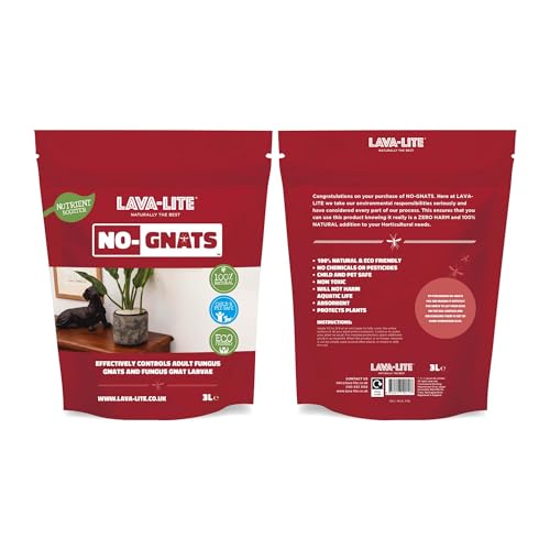 Jardinion Trauermücken bekämpfen, Lavagranulat, 100% natürlich 3 Liter Pflanzgranulat gegen kleine Fliegen in Blumenerde Jardinion Trauermücken bekämpfen, Lavagranulat, 100% natürlich 3 Liter Pflanzgranulat gegen kleine Fliegen in Blumenerde von Jardinion