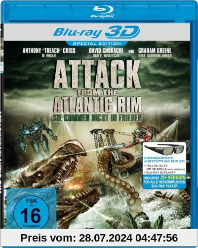Attack from the Atlantic Rim - Ungeschnittene Fassung [3D Blu-ray] [Special Edition] von Jared Cohn