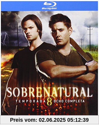 Supernatural - Die komplette Staffel 8 [Blu-ray] Jared Padalecki, Jensen Ackles mit Original Deutschen Ton von Jared Padalecki