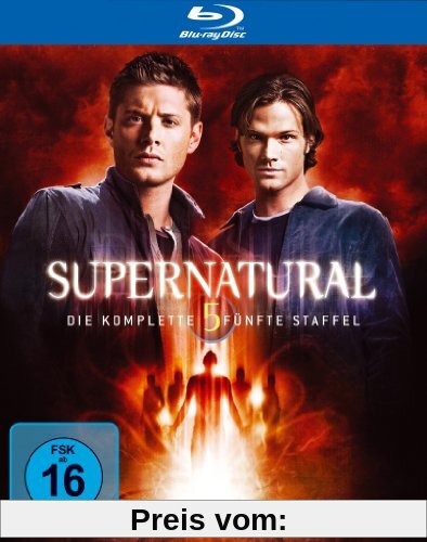 Supernatural - Die komplette fünfte Staffel (4 Blu-rays + Bonus-DVD) [Blu-ray] von Jared Padalecki