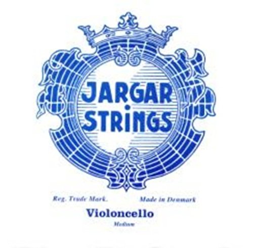 CURA VIOLONCELLO - Karaffe (blau) (verchromt) 2. Medium Cello 4/4 (D) D (1 Stück) von Jargar