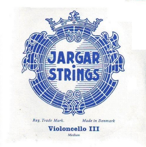 CURA VIOLONCELLO - Karaffe (blau) (verchromt) 3. Medium Cello 4/4 (G) Sonne (1 Stück) von Jargar