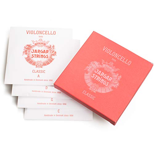JARGAR Ce-SET-CF Cello Classic SET, forte (A:0,76/D:0,99/G:1,18/C:1,72mm) für Cello von Jargar