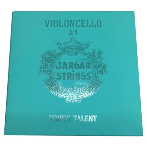 JARGAR Ce-SET-Y-34 Cello Young Talent SET, 3/4 (A:0,76/D:0,99/G:1,18/C:1,71mm) für Cello von Jargar
