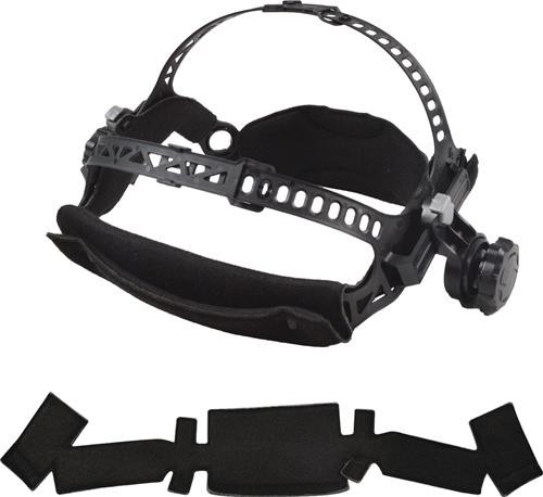 Jas Komfort-Kopfband Weldmaster® Wide einzeln schwarz/grau 37.01.220125 von Jas
