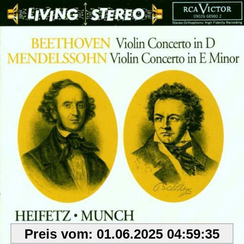 Living Stereo - Jascha Heifetz spielt Beethoven und Mendelssohn (Aufnahmen 1955 / 1959) von Jascha Heifetz